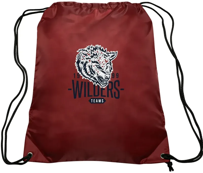 EZ-Draw Polyester Backpack - Personalized Promotional Bag — view 17