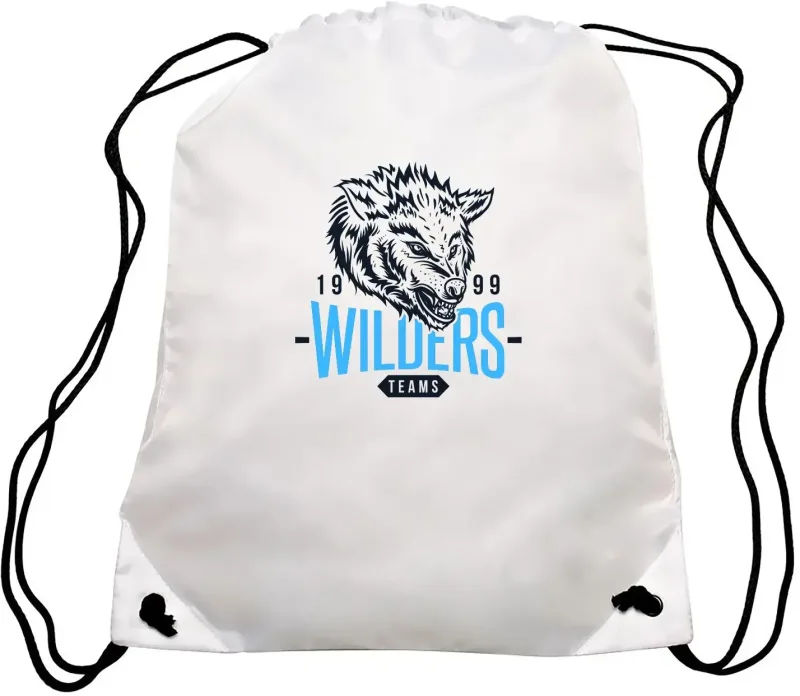 EZ-Draw Polyester Backpack - Personalized Promotional Bag — view 5