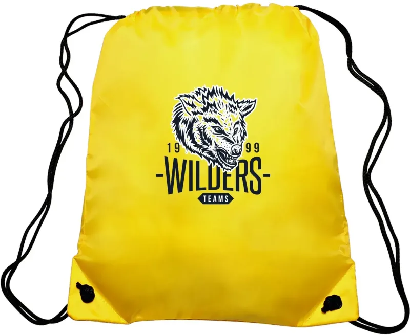 EZ-Draw Polyester Backpack - Personalized Promotional Bag — view 8