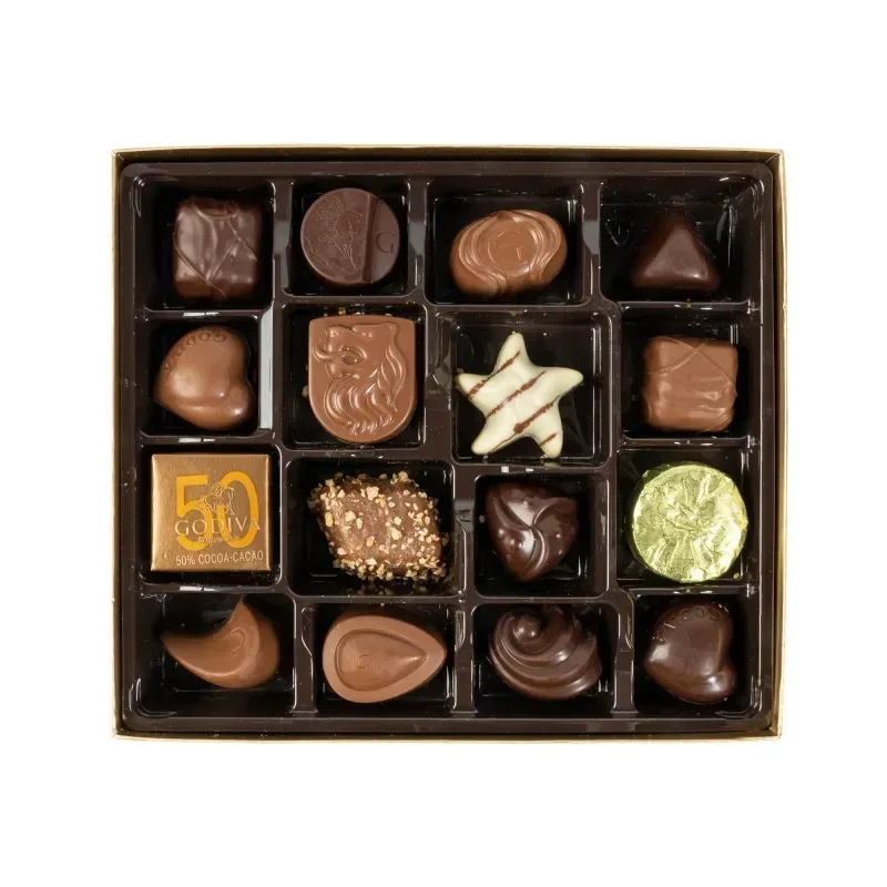 Godiva Ballotin Gold 19 Piece Assortment Box — view 4