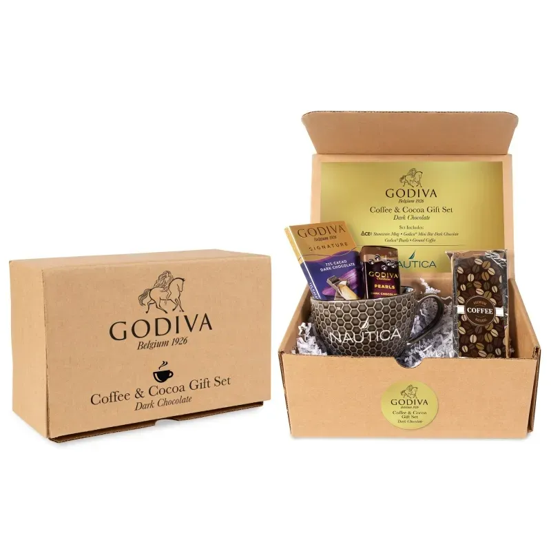 Godiva Coffee and Cocoa Gift Set - Dark Chocolate