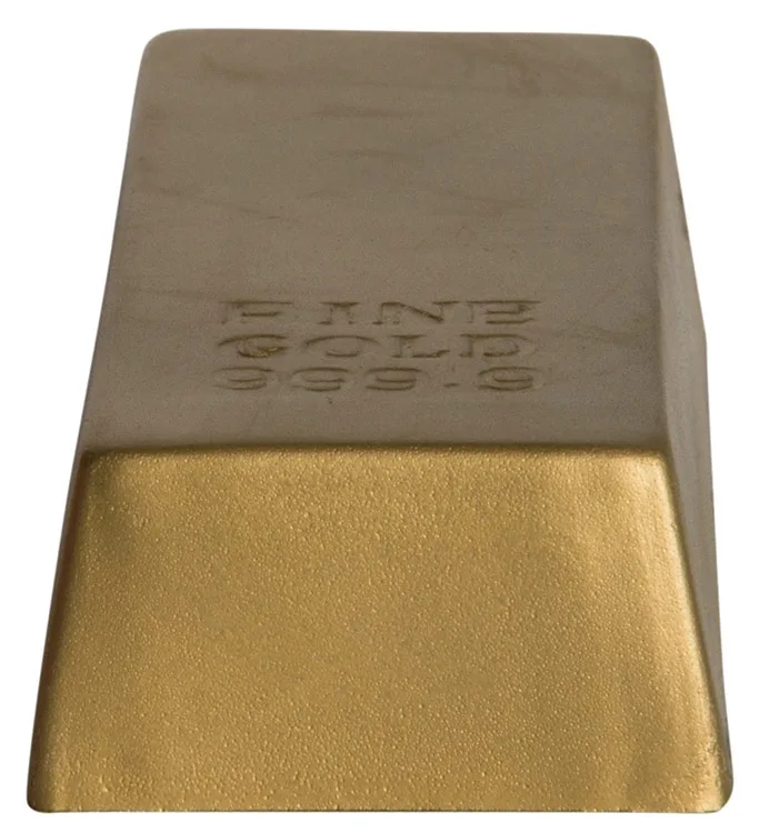 Customized Gold Bar Stress Reliever — view 7