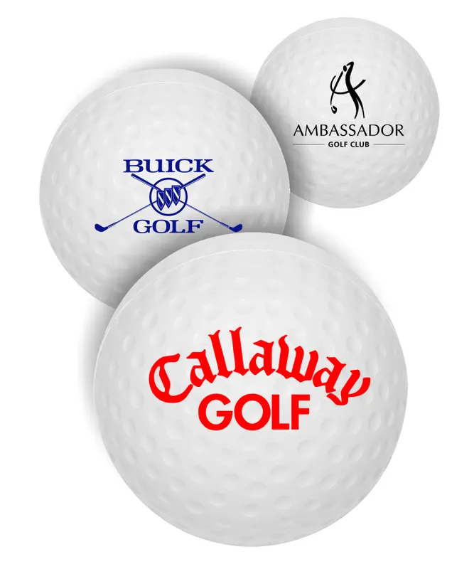 Golf Ball Shaped Stress Relief Squeeze Toy