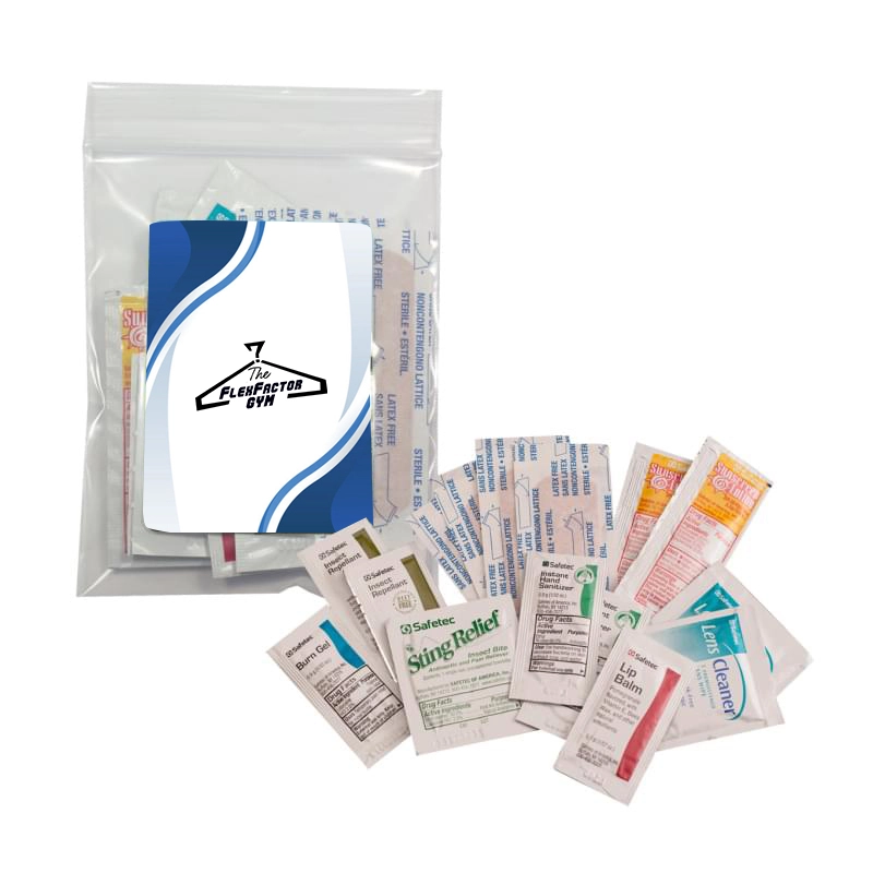Golf Essentials Kit with Sunscreen, Insect Repellent, and First Aid Supplies