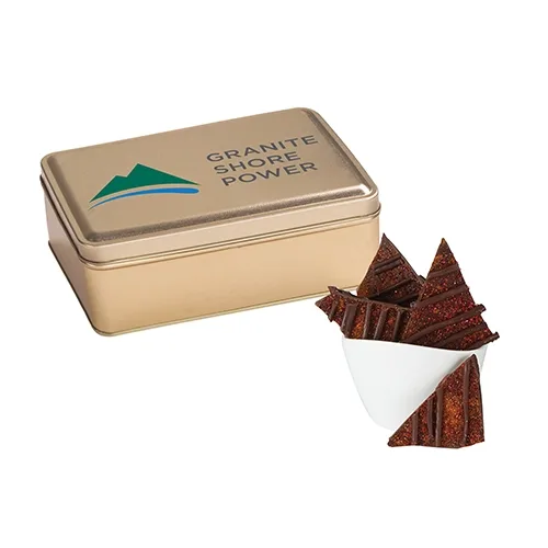 Gourmet Chocolate Bark Rectangle Gift Tins — view 16
