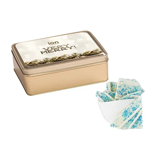 Gourmet Chocolate Bark Rectangle Gift Tins — view 22