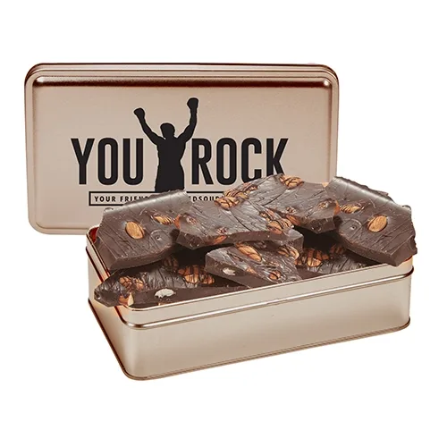 Gourmet Chocolate Bark Rectangle Gift Tins — view 25