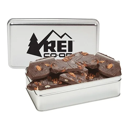 Gourmet Chocolate Bark Rectangle Gift Tins — view 26