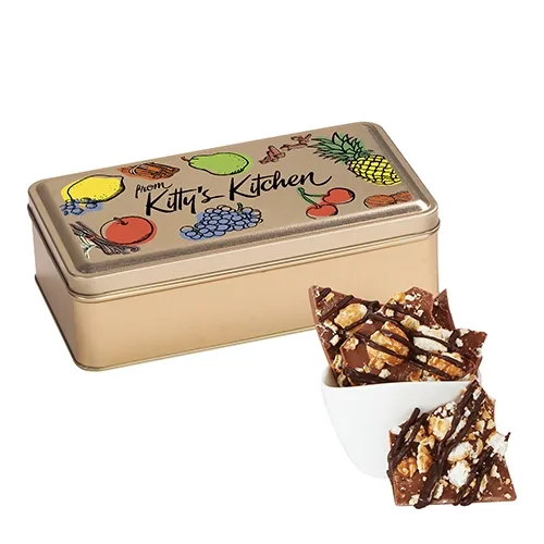 Gourmet Chocolate Bark Rectangle Gift Tins — view 27