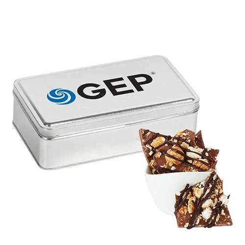 Gourmet Chocolate Bark Rectangle Gift Tins — view 28