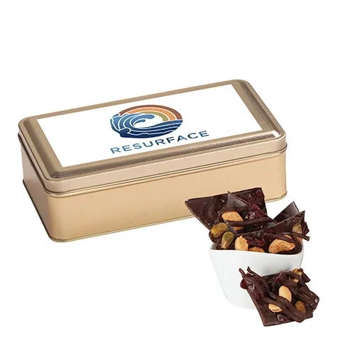 Gourmet Chocolate Bark Rectangle Gift Tins — view 29