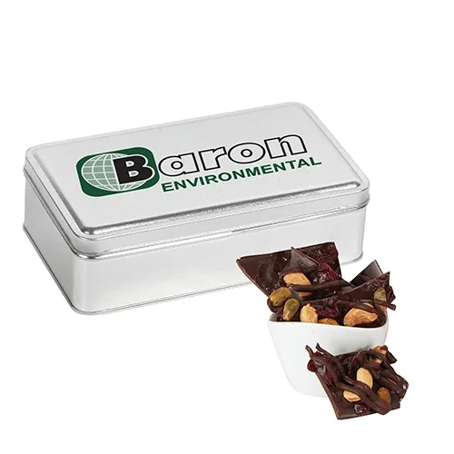 Gourmet Chocolate Bark Rectangle Gift Tins — view 30