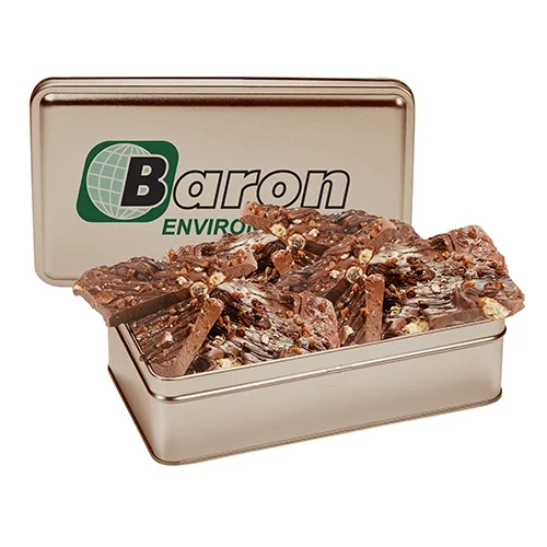 Gourmet Chocolate Bark Rectangle Gift Tins — view 31