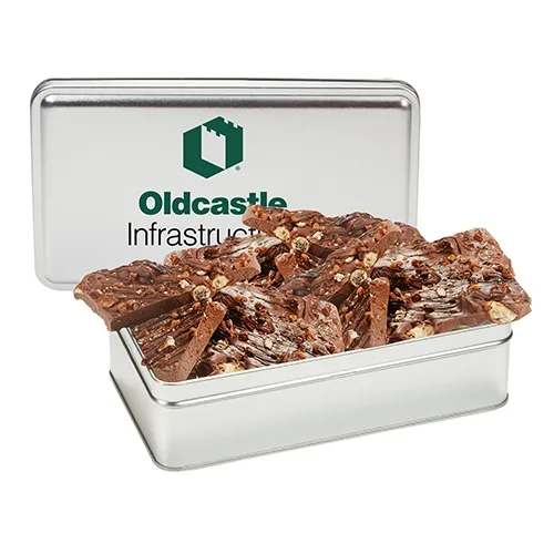 Gourmet Chocolate Bark Rectangle Gift Tins — view 32
