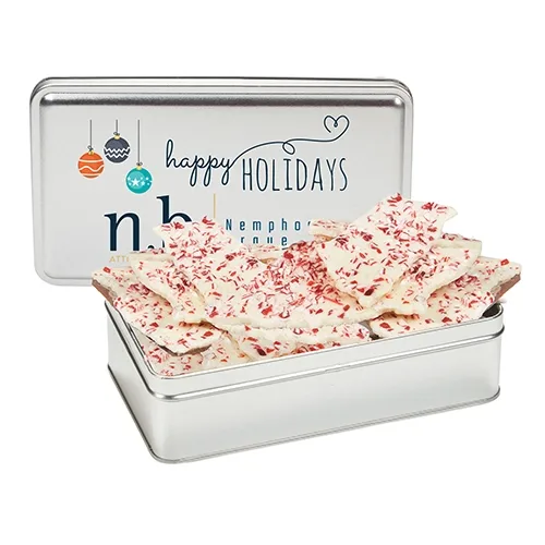 Gourmet Chocolate Bark Rectangle Gift Tins — view 34