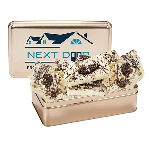 Gourmet Chocolate Bark Rectangle Gift Tins — view 37