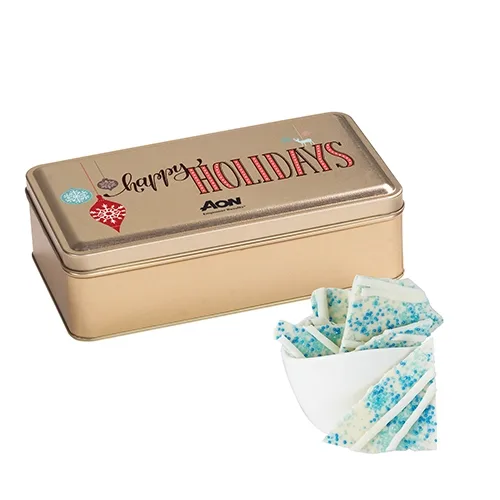 Gourmet Chocolate Bark Rectangle Gift Tins — view 39
