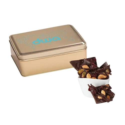 Gourmet Chocolate Bark Rectangle Gift Tins — view 7