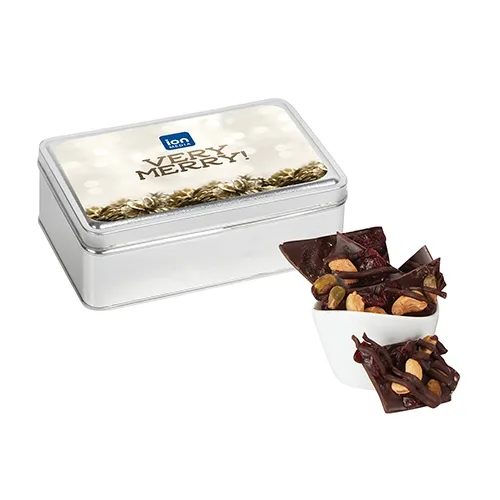 Gourmet Chocolate Bark Rectangle Gift Tins — view 8