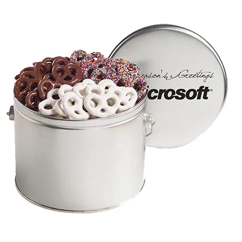 Gourmet Chocolate Pretzel Variety Tin — view 6