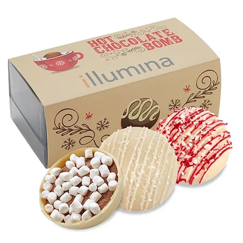 Gourmet Hot Chocolate Bombs Duo with Sleeve — view 3