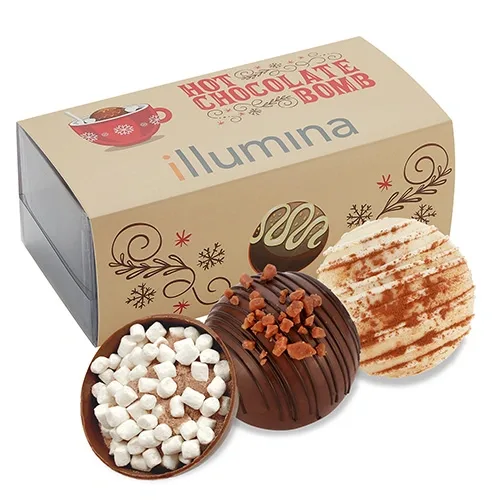 Gourmet Hot Chocolate Bombs Duo with Sleeve — view 5