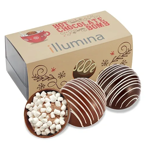 Gourmet Hot Chocolate Bombs Duo with Sleeve — view 6