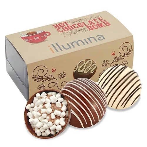 Gourmet Hot Chocolate Bombs Duo with Sleeve — view 7