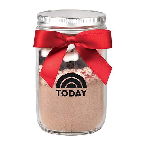 Gourmet Hot Cocoa Gift Set in Mason Jar