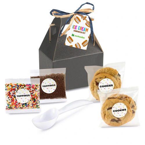 Gourmet Ice Cream Sandwich Kit in Gable Box