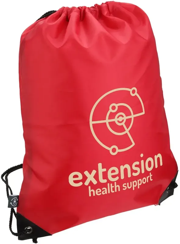 Custom RPET Drawstring Backpack - Grab 'N Go — view 6