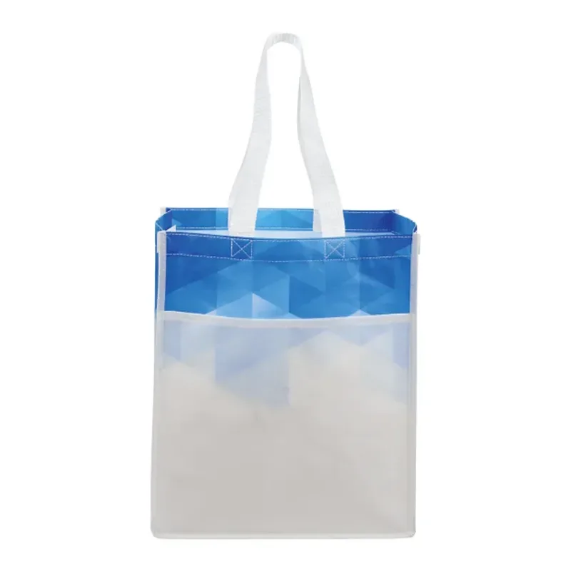 Custom Gradient Laminated Grocery Tote — view 2