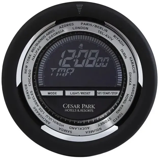 Customized Grand Prix World Time Clock