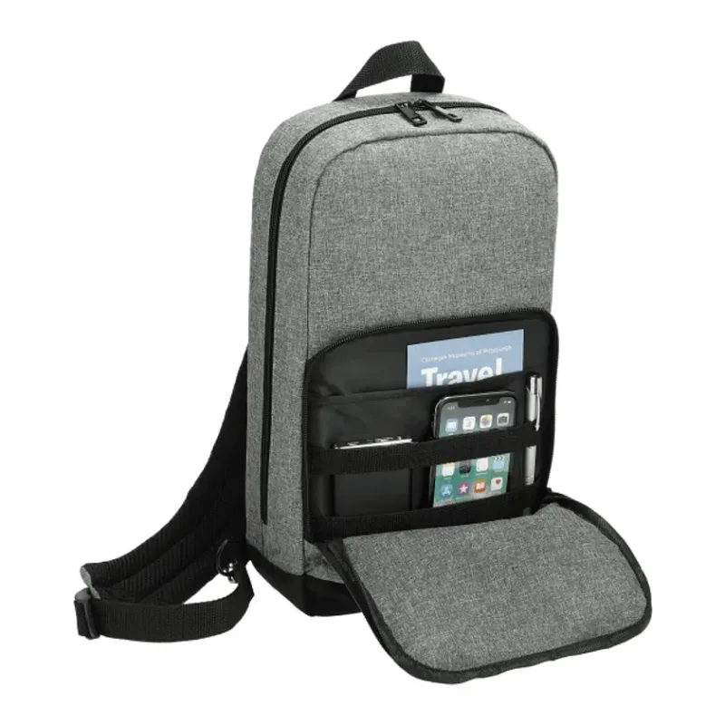 Graphite Deluxe Recycled Sling Backpack — view 3
