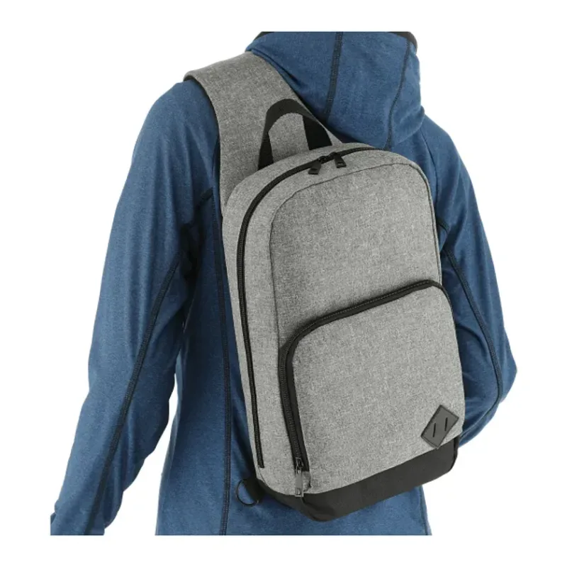 Graphite Deluxe Recycled Sling Backpack — view 6