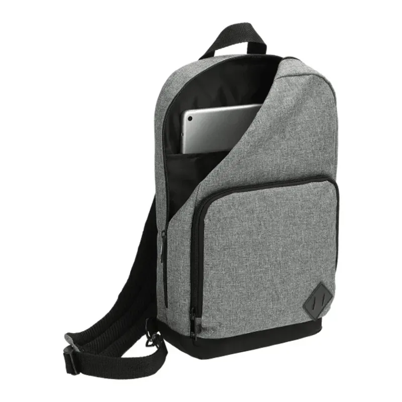 Graphite Deluxe Recycled Sling Backpack — view 7