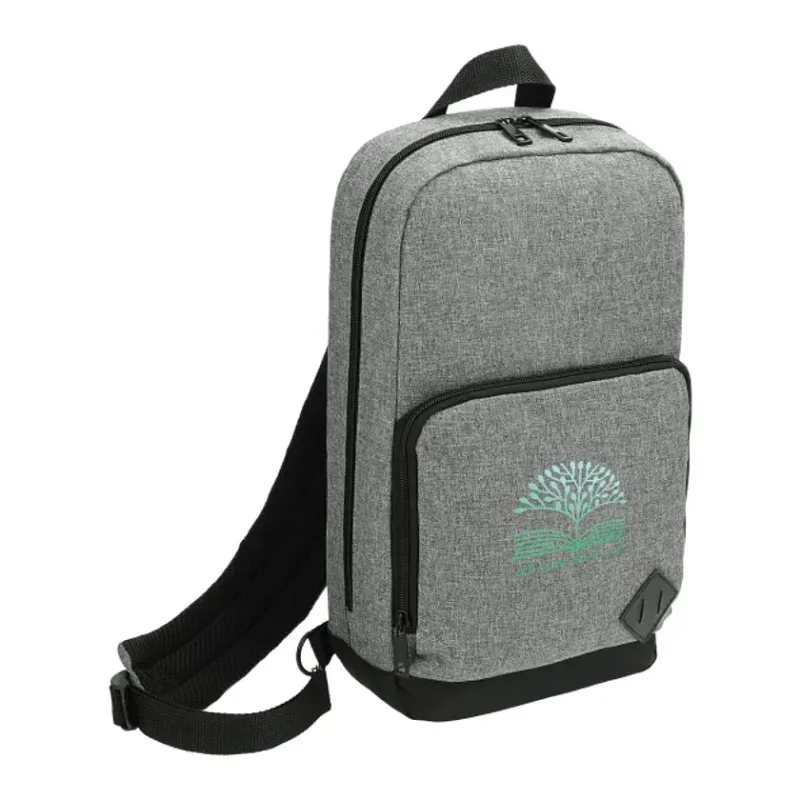 Graphite Deluxe Recycled Sling Backpack — view 8