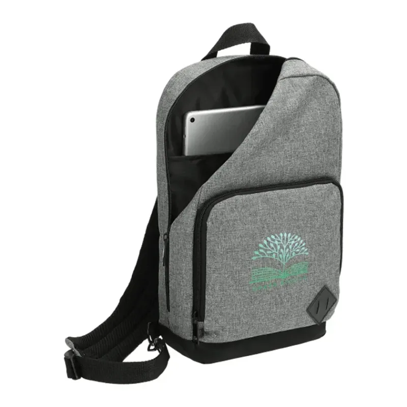 Graphite Deluxe Recycled Sling Backpack — view 9