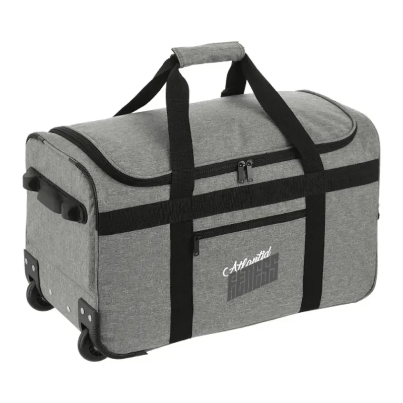 Graphite Recycled Wheeled Duffle Bag — view 10