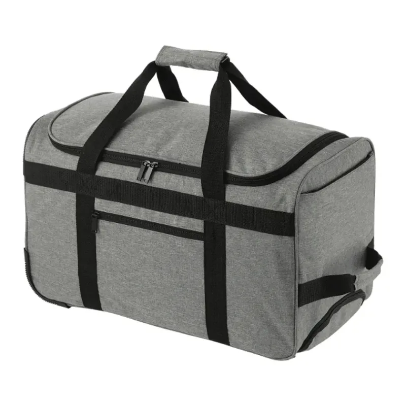 Graphite Recycled Wheeled Duffle Bag — view 3