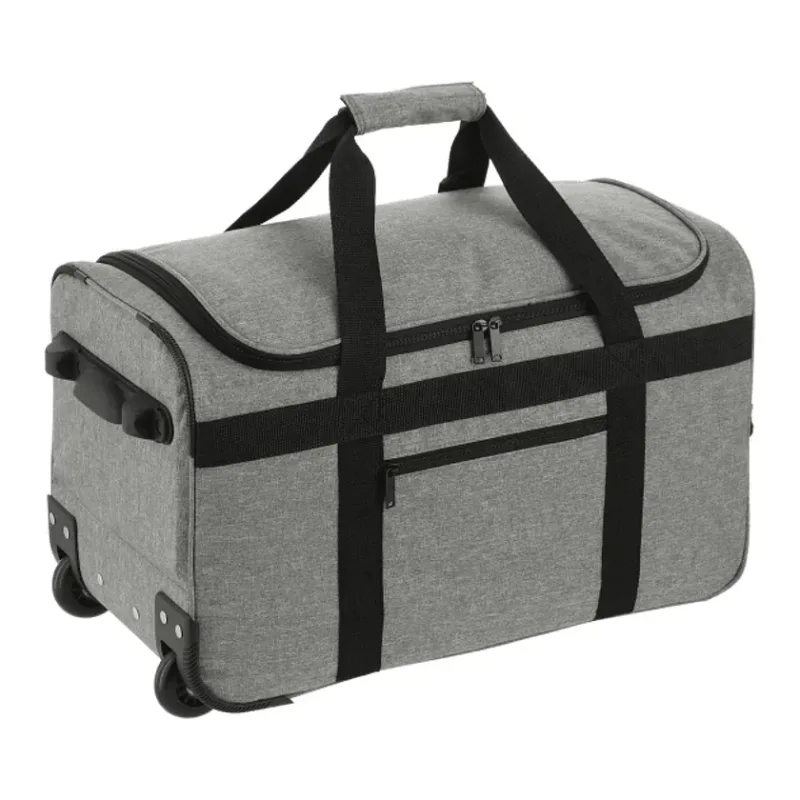 Graphite Recycled Wheeled Duffle Bag — view 6