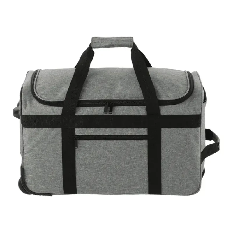 Graphite Recycled Wheeled Duffle Bag — view 7