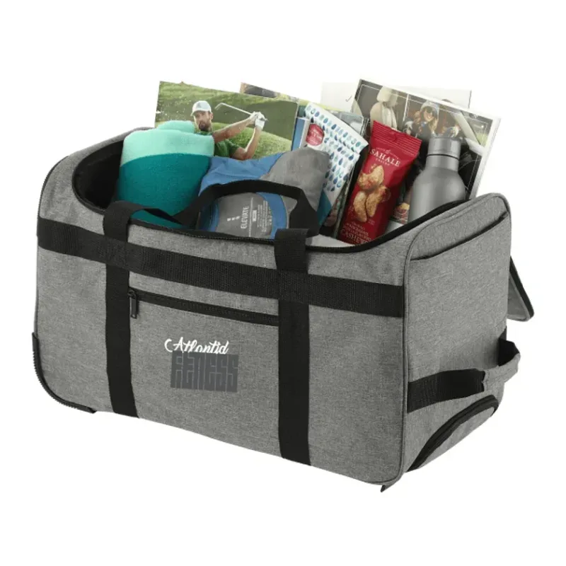 Graphite Recycled Wheeled Duffle Bag — view 9