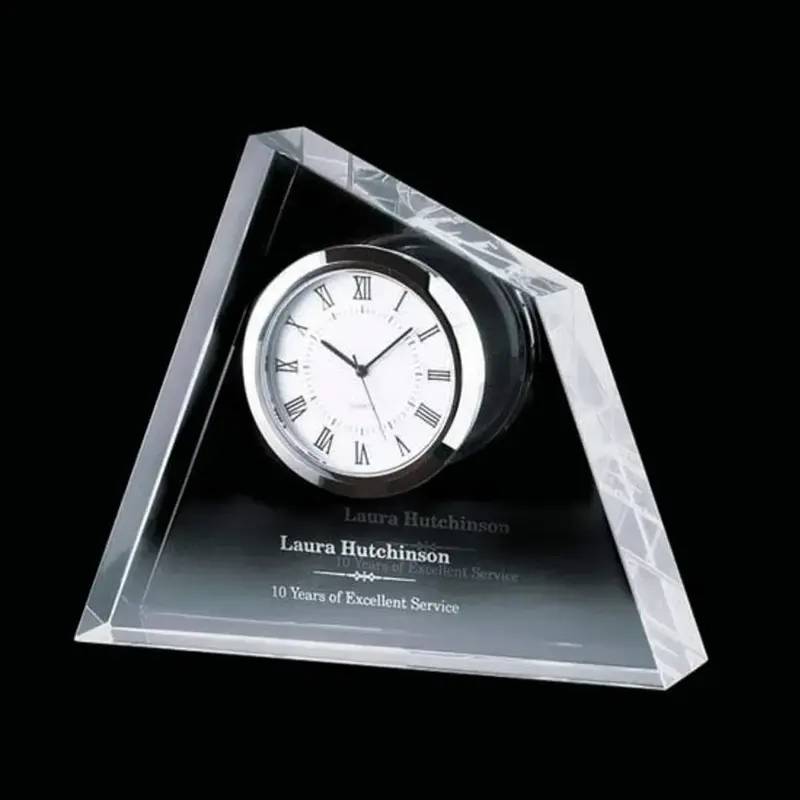 Custom Graydon Chrome Clock - Perfect for Business Promotion