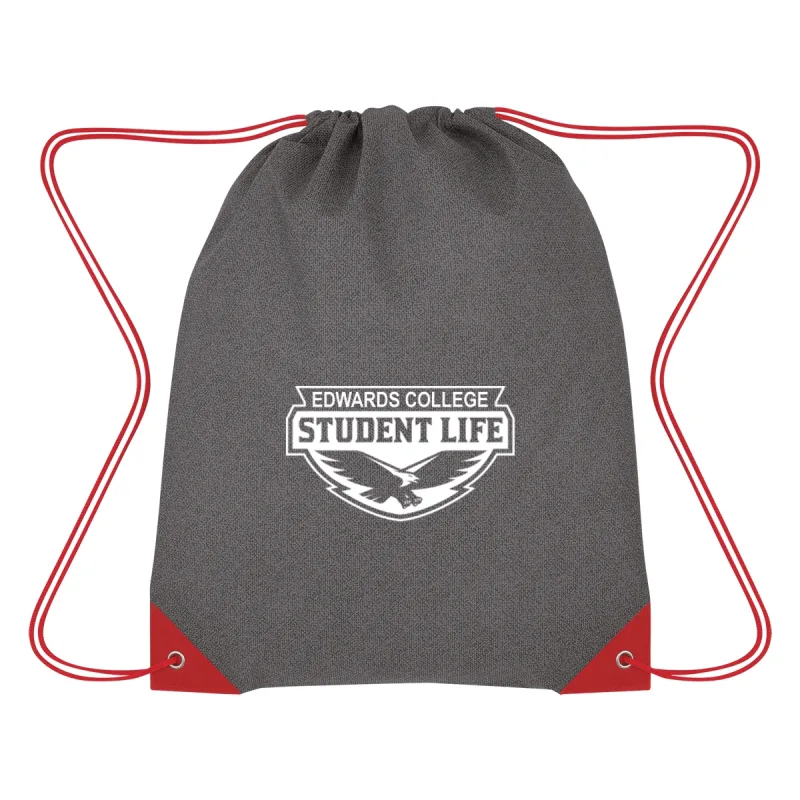 Grayson Non-Woven Drawstring Bag — view 2