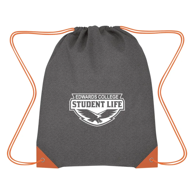 Grayson Non-Woven Drawstring Bag — view 4