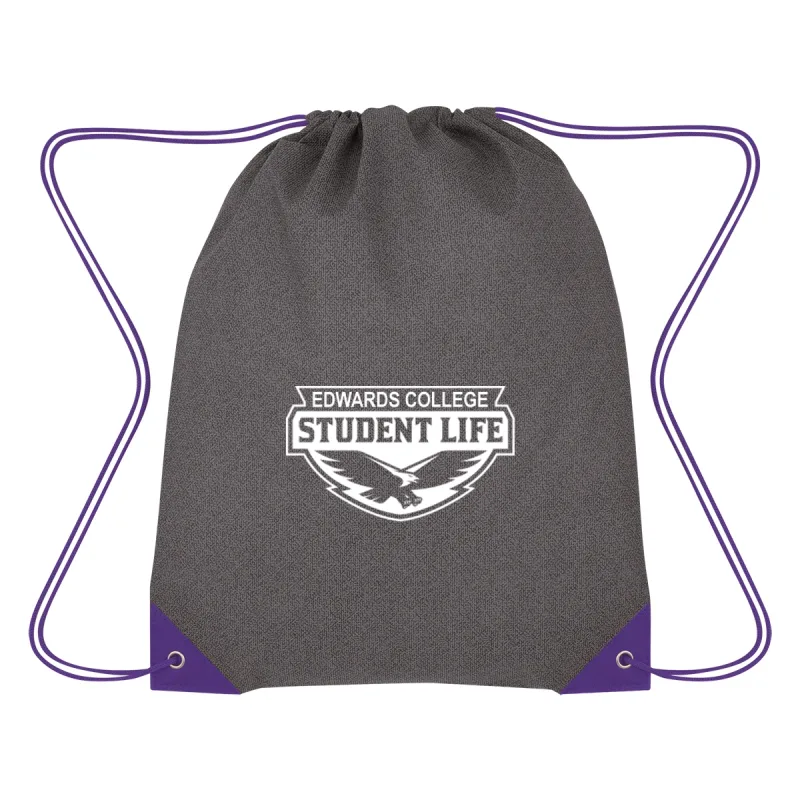 Grayson Non-Woven Drawstring Bag — view 6