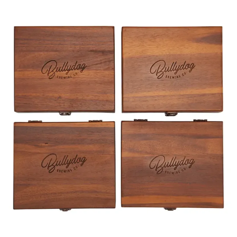 Graze Wood and Metal Wine Set — view 9