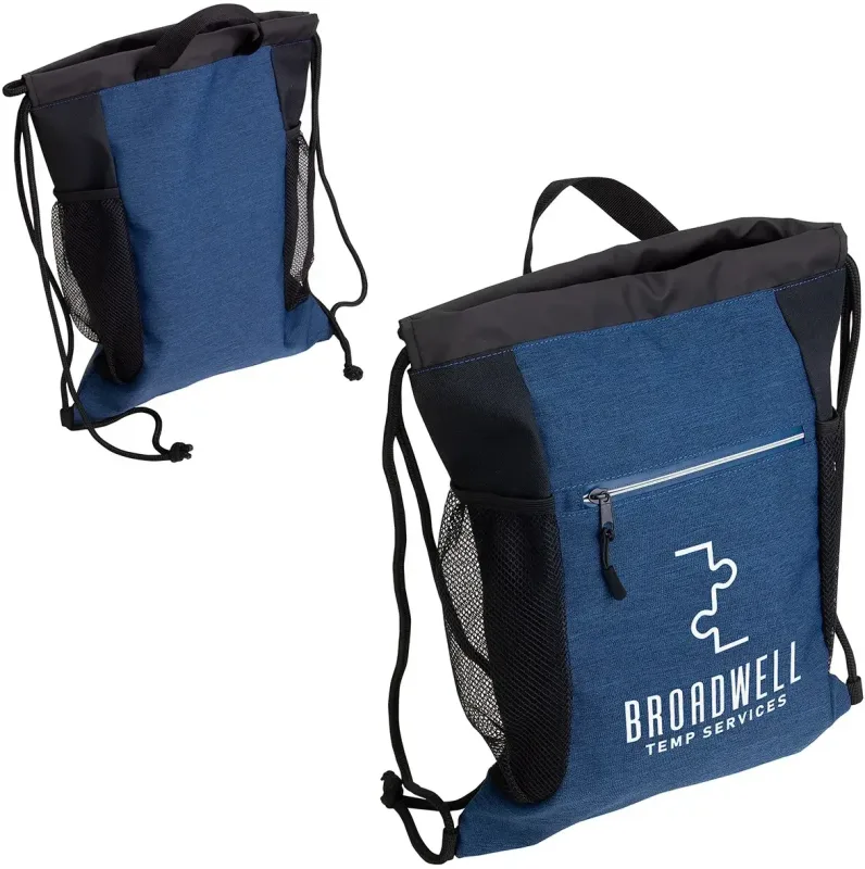 Custom Greystone Drawstring Backpack — view 3