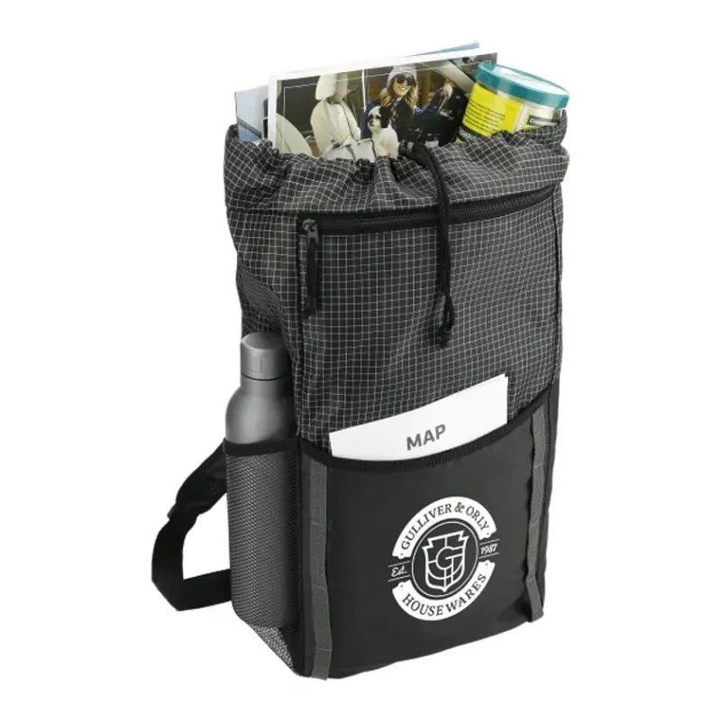 Grid 14L Drawstring Backpack — view 8